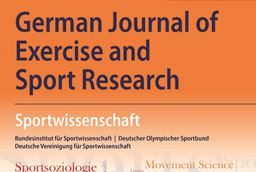 Titelbild des German Journal of Exercise and Sport Research (verweist auf: Neue Artikelsammlung zu COVID-19 im German Journal of Exercise and Sport Research)