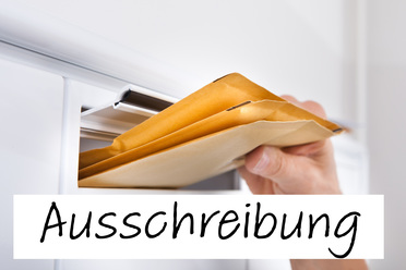 Hier sehen Sie eine Hand, die Briefumschläge aus einem Briefkasten nimmt. (verweist auf: Ausschreibung eines Forschungsprojektes &#034;Gesellschaftliche Bedeutung des Spitzen- und Leistungssports in Deutschland&#034;)