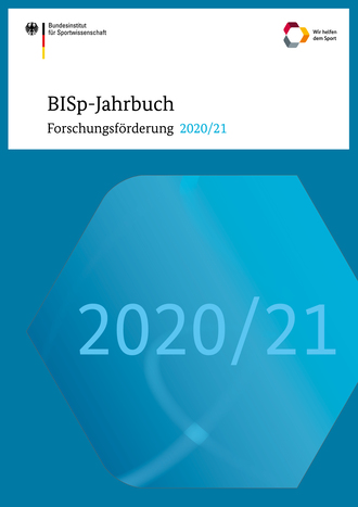 Das Bild zeigt das Titelblatt des BISp-Jahrbuchs 2020/2021.